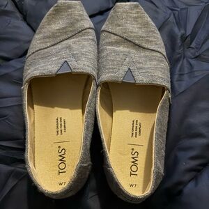 Toms Denim Blue Slip-On Shoes